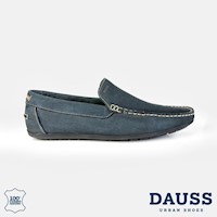 DAUSS Zapato Casual Cuero Nobuck 5501 AZUL